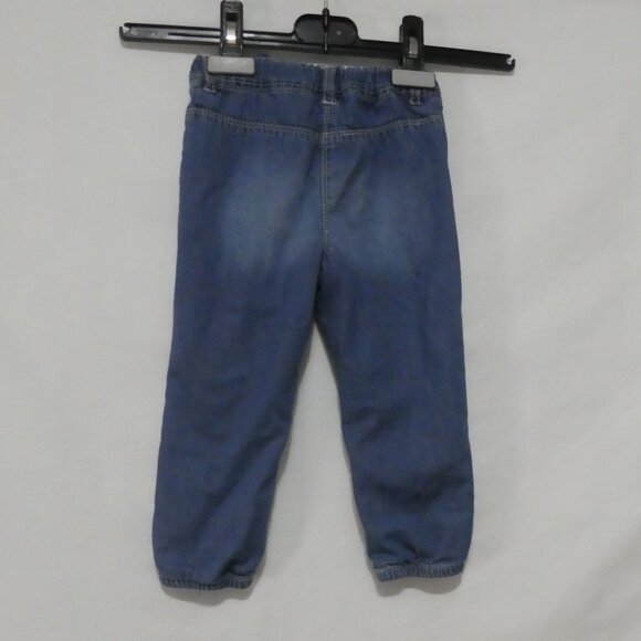 KIMBALOO | 24 months | Lined Blue Denim Jeans | Cute Bunny Pocket Detail Front - Picture 2 of 16